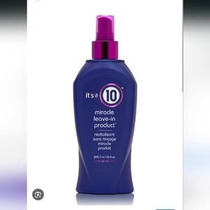 Its A 10 Ten Miracle Leave In Product Spray Full Size 10 Oz Hair Treatment New!